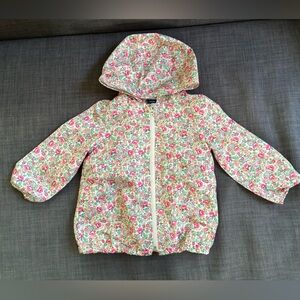 GAP Floral Raincoat for toddler- size 2T